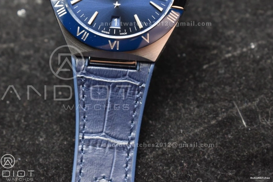 Blue SS Breathable Edition Best Ceramic Strap Super Blue Dial A8900 546 on 1:1 Constellation Gummy VSF Blue Clone 1209